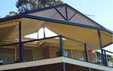 Gable roof and deck in Dapto